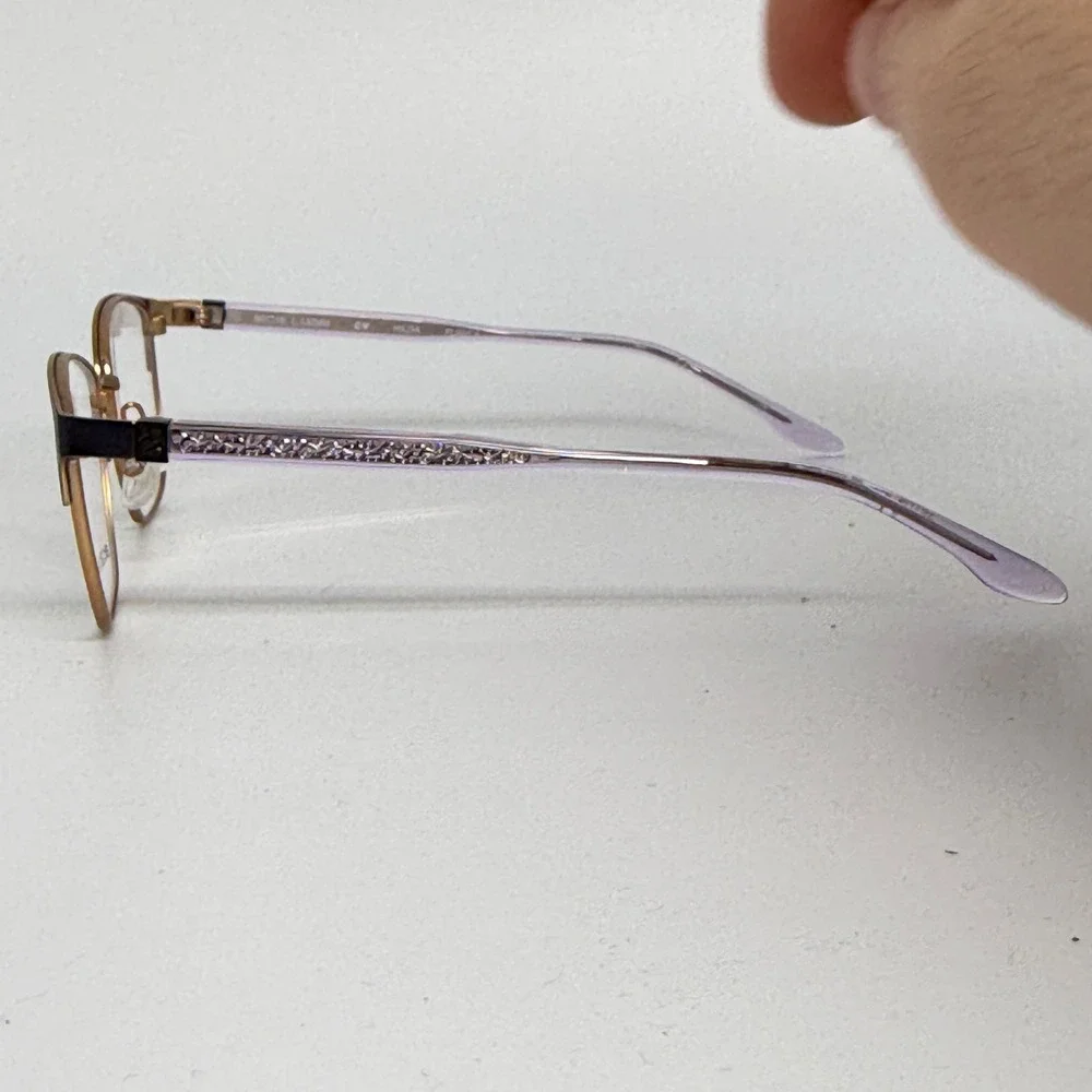 BCBGMAXAZRIA Hilda Petite Fit Eyeglasses‎ Purple Metal  Frames 50 16 130mm 21216